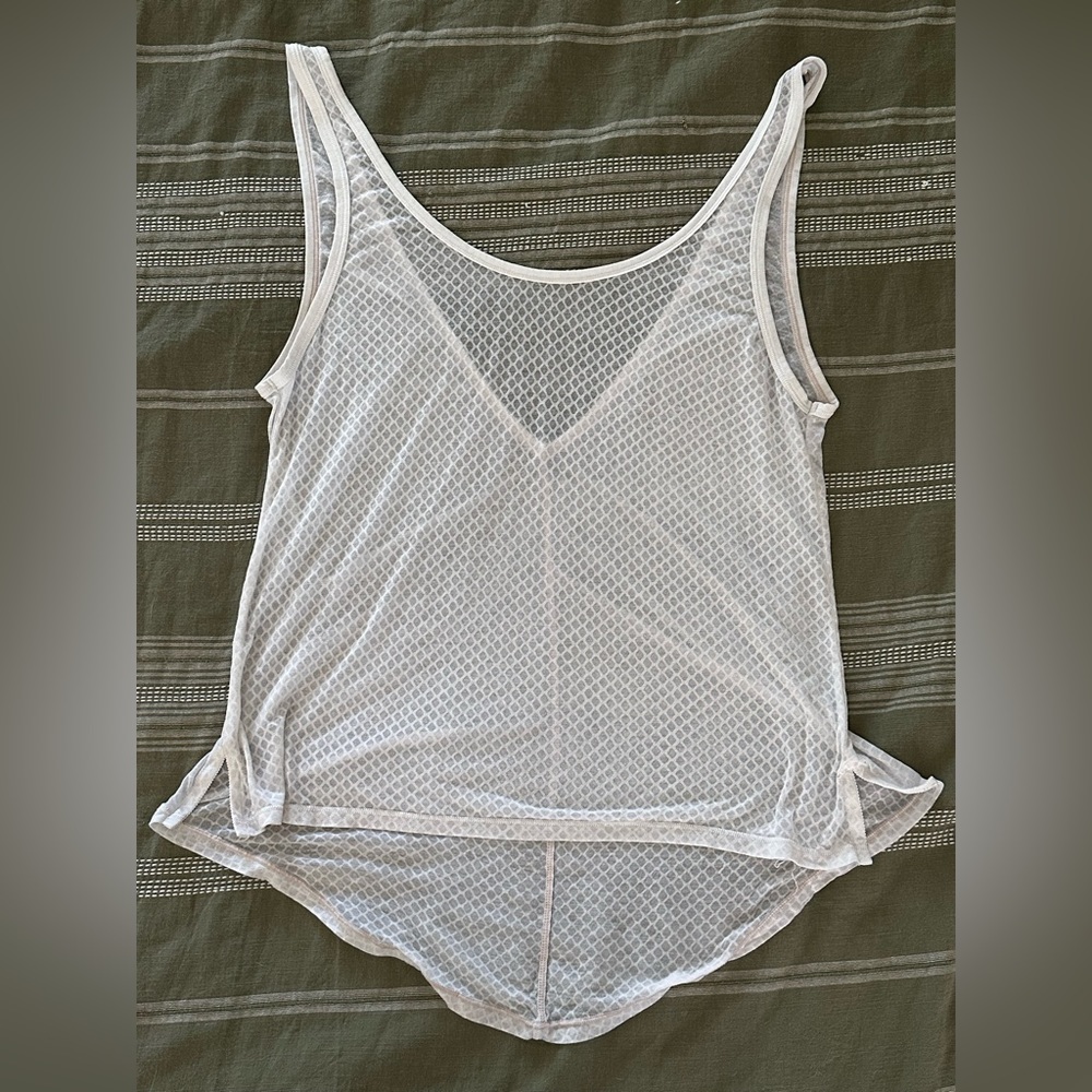 Lululemon white tank top